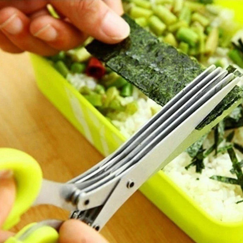 (đ„ Hot Sale-50% Off đ„) 5 Blade Kitchen Salad Scissors