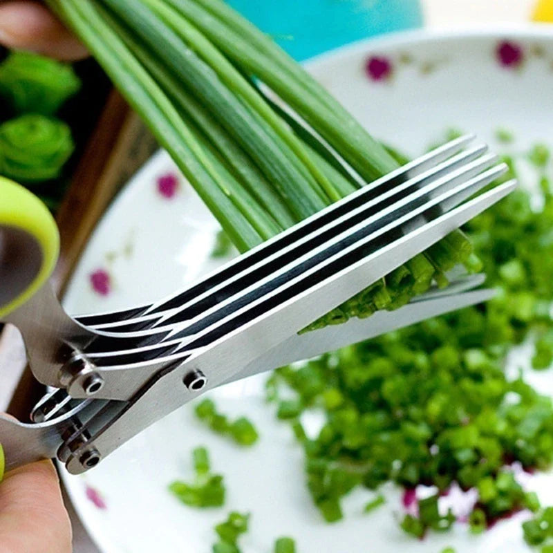 (đ„ Hot Sale-50% Off đ„) 5 Blade Kitchen Salad Scissors